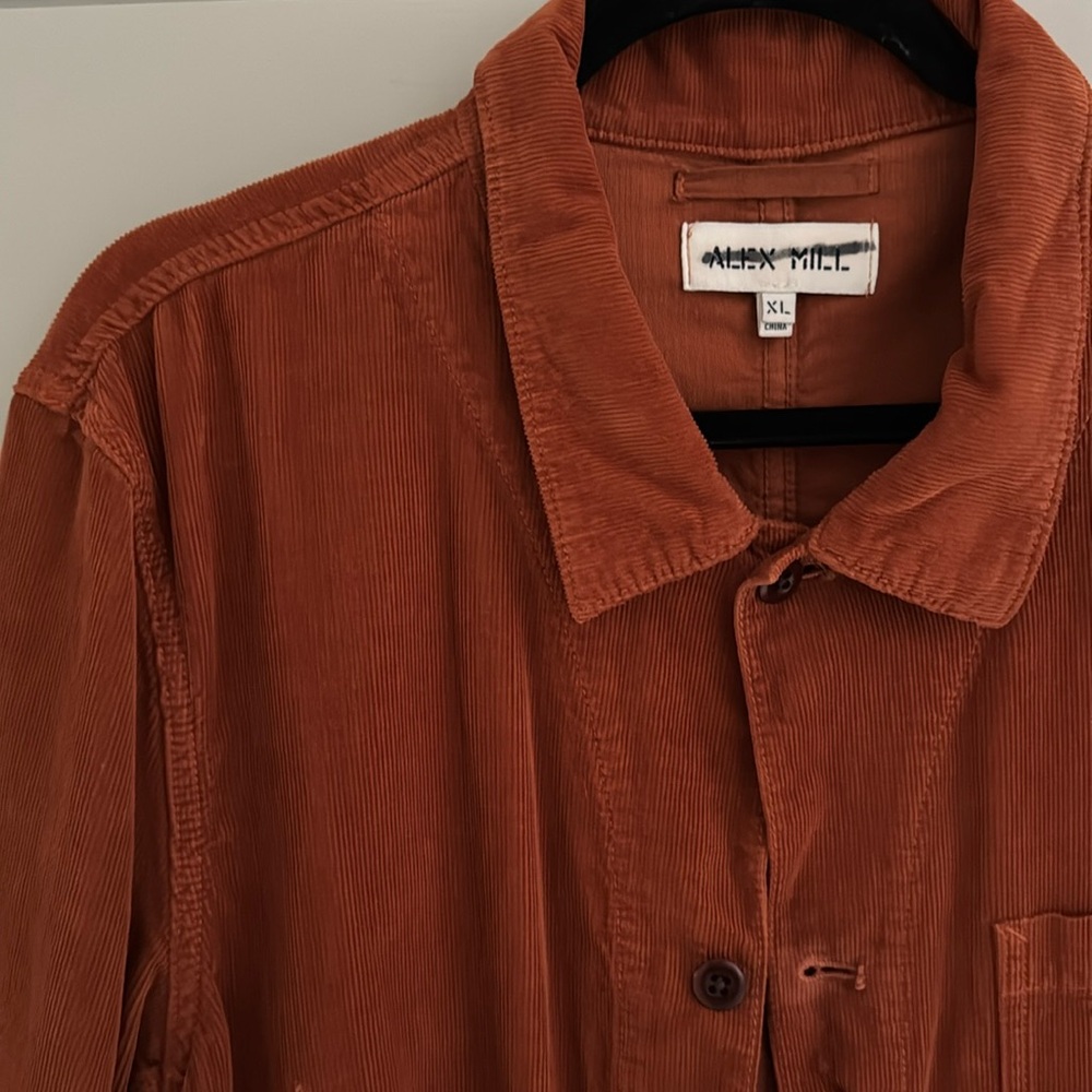 Alex Mill Rust Shirt Jacket - Picture 2 of 4